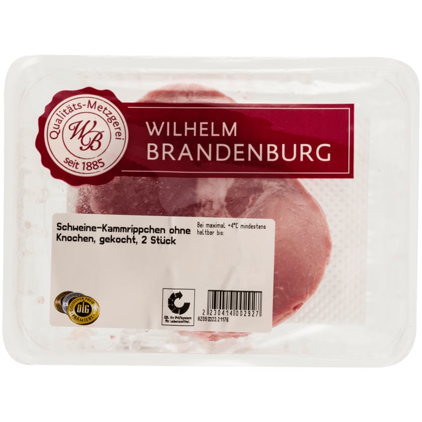 Wilhelm Brandenburg Schweinenacken-Rippchen ohne Grat ca. 180g